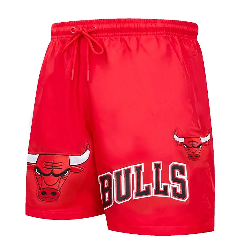 Short tissé Chicago Bulls Pro Standard rouge pour homme