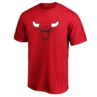 Men's  Red Chicago Bulls Primary Logo T-Shirt