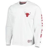 Men's Tommy Jeans Red/White Chicago Bulls Matthew 2-In-1 T-Shirt & Hoodie Combo Set