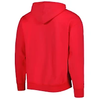 Men's Tommy Jeans Red Chicago Bulls Bernard Half-Zip Hoodie