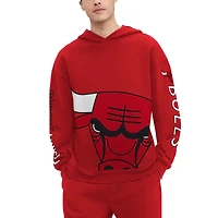 Men's Tommy Jeans Red Chicago Bulls Kenny Pullover Hoodie