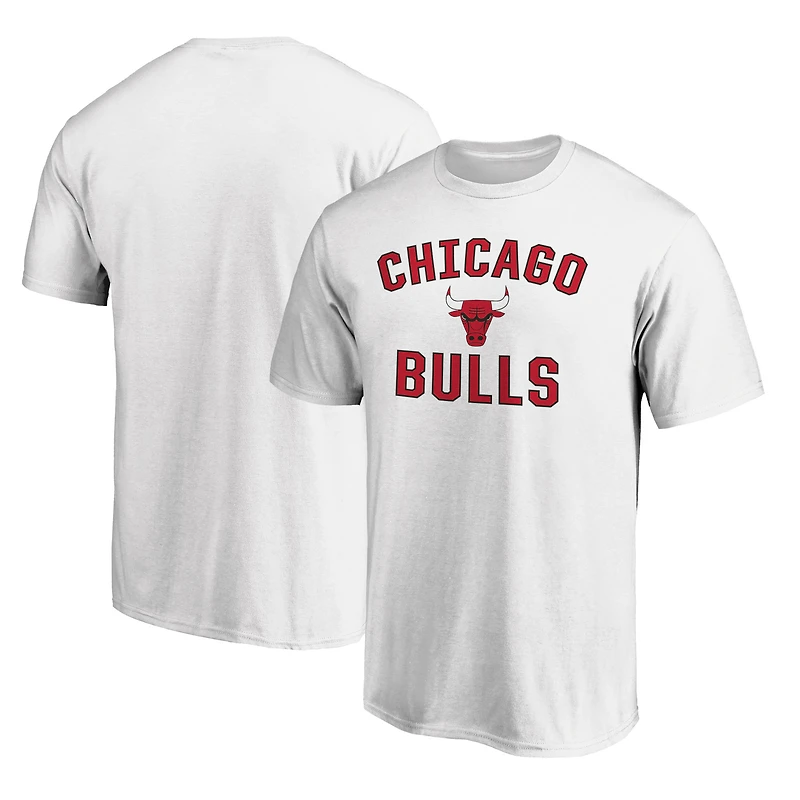 Men's  White Chicago Bulls Victory Arch T-Shirt