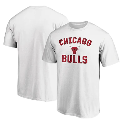 Men's  White Chicago Bulls Victory Arch T-Shirt