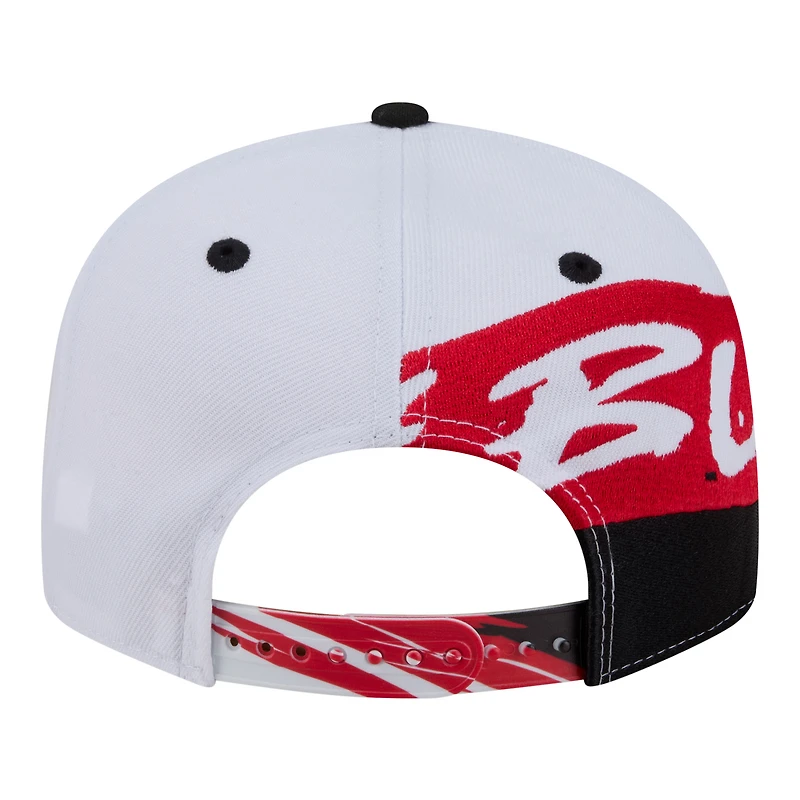 New Era White/Black Chicago Bulls Swept 9FIFTY Snapback Hat