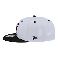 New Era  White/Black Chicago Bulls Swept 9FIFTY Snapback Hat