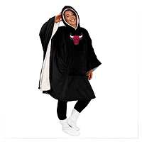 Écusson logo Pegasus Chicago Bulls 60" x 80" Sherpa couleur équipe Bloncho