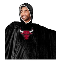 Écusson logo Pegasus Chicago Bulls 60" x 80" Sherpa couleur équipe Bloncho