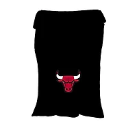 Écusson logo Pegasus Chicago Bulls 60" x 80" Sherpa couleur équipe Bloncho