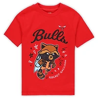 Ensemble de t-shirts en deux pièces pour enfants d'âge préscolaire Chicago Bulls Gardiens la Galaxie