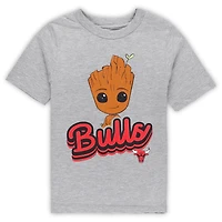 Ensemble de t-shirts en deux pièces pour enfants d'âge préscolaire Chicago Bulls Gardiens la Galaxie