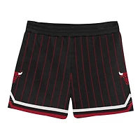 Ensemble t-shirt et short Mitchell & Ness Dennis Rodman noir Chicago Bulls Play by Place pour enfants d'âge préscolaire