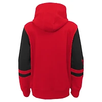 Sweat à capuche entièrement zippé pour enfants d'âge préscolaire Red Chicago Bulls Straight To The League