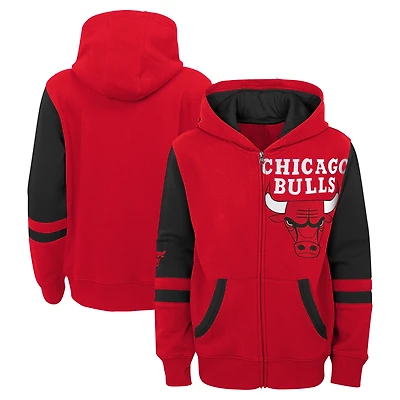 Preschool Red Chicago Bulls Straight To The League Full-Zip Hoodie