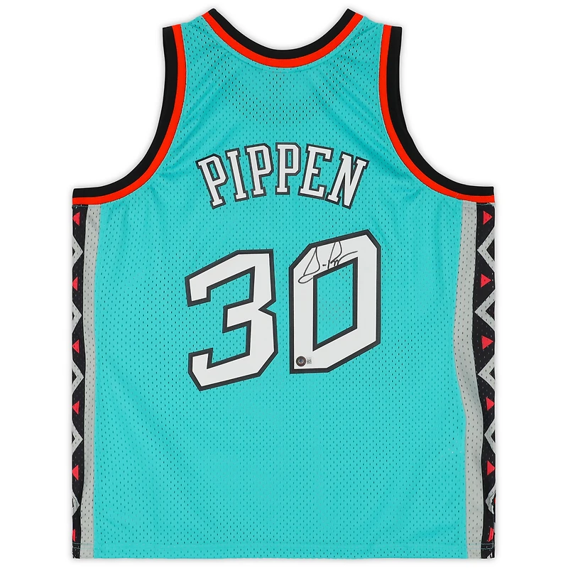 Maillot de l'équipe de l'Est des Chicago Bulls 1996 All-Star signé Scottie Pippen, dédicacé par Michell & Ness
