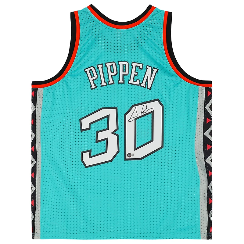 Maillot de l'équipe de l'Est des Chicago Bulls 1996 All-Star signé Scottie Pippen, dédicacé par Michell & Ness