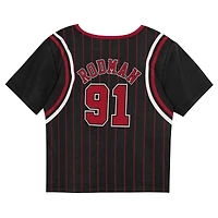Toddler Mitchell & Ness Dennis Rodman Black Chicago Bulls 2-Piece Play by Place T-Shirt Shorts Set