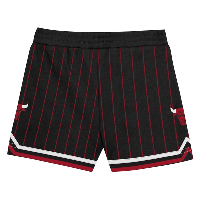 Toddler Mitchell & Ness Dennis Rodman Black Chicago Bulls 2-Piece Play by Place T-Shirt Shorts Set