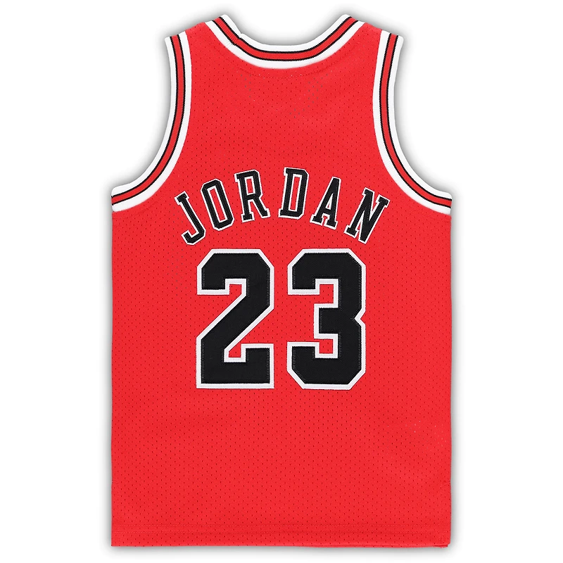 Toddler Mitchell & Ness Michael Jordan Red Chicago Bulls 1997/98 Hardwood Classics Authentic Jersey