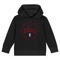Ensemble sweat à capuche et pantalon de survêtement Nike Chicago Bulls Practice Club pour tout-petits, noir