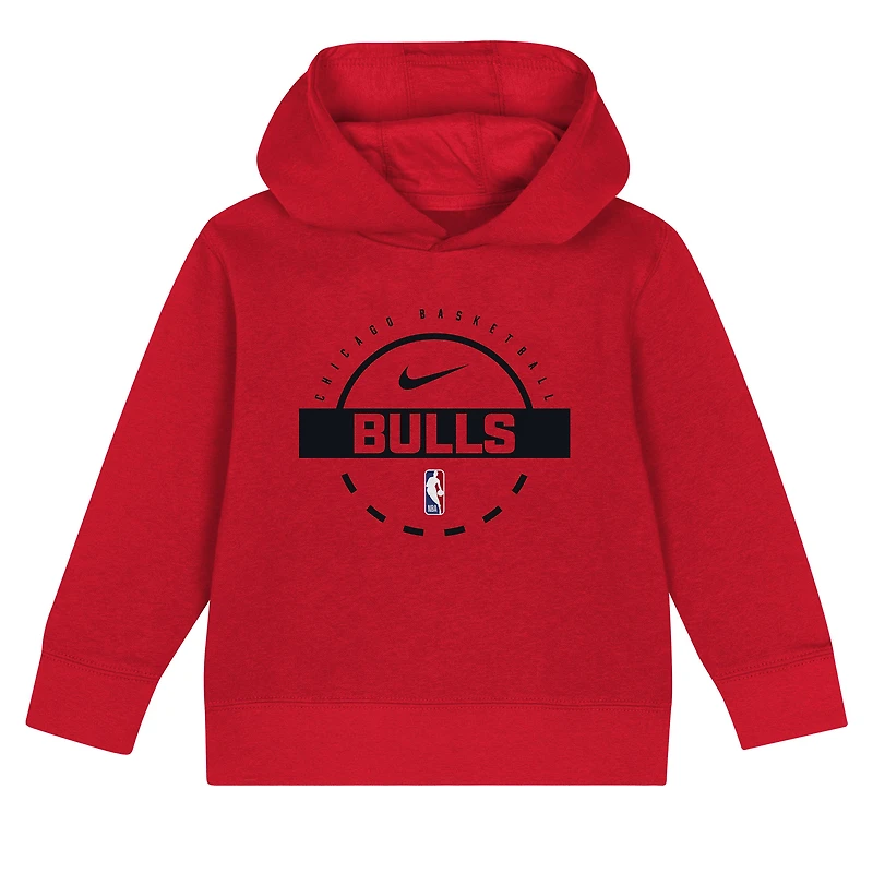 Toddler Nike Red Chicago Bulls Team Logo 2-Piece Club Fleece Hoodie & Sweatpants Set