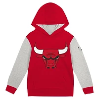 Toddler  Red Chicago Bulls Fair Catch Fleece Pullover Hoodie