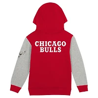 Toddler  Red Chicago Bulls Fair Catch Fleece Pullover Hoodie