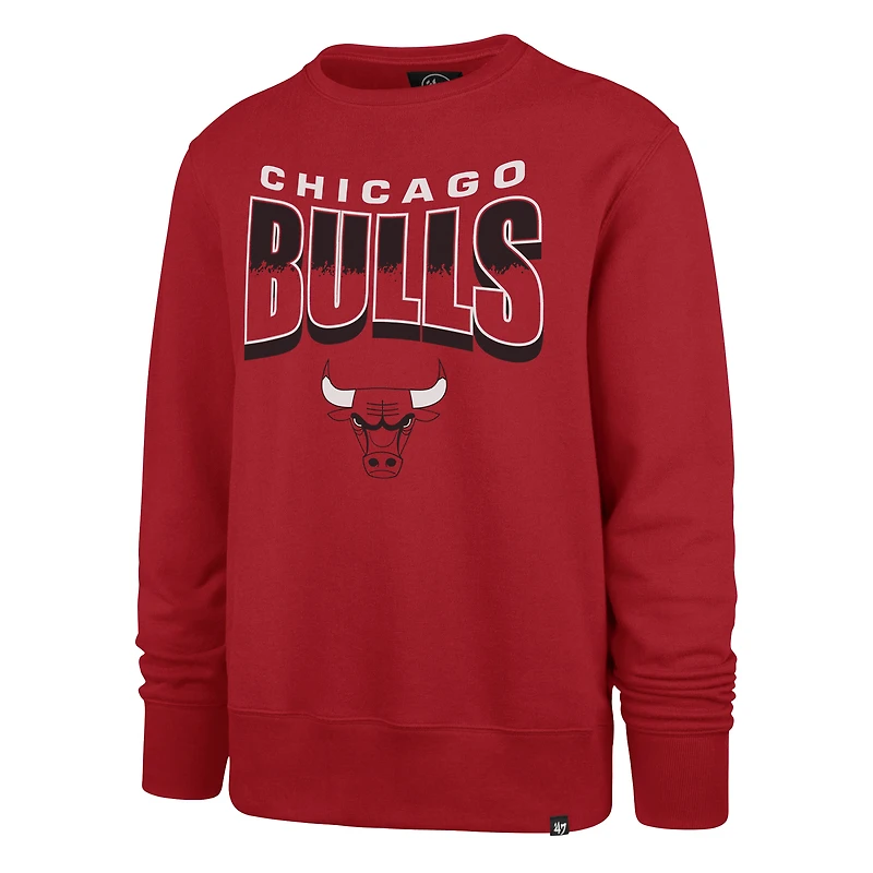 Sweat-shirt ras du cou unisexe BULLS HO25 '47 Brush By Headline V111020 SWTMENCRW K03PMMFZA657407RD #13
