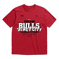 T-shirt unisexe Bleacher Report x Mitchell & Ness Red Chicago Bulls World Tour