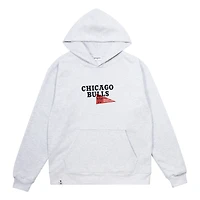 Unisex Enjoy Basketball x Chicago Bulls Heather Gray Hoop Enthusiast Capsule Collection Pullover Hoodie