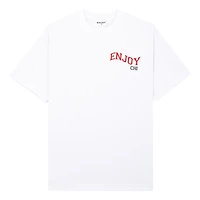 Unisex Enjoy Basketball x Chicago Bulls White Hoop Enthusiast Capsule Collection T-Shirt