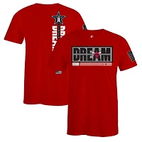 T-shirt unisexe FISLL x Black History Collection rouge des Chicago Bulls