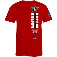 T-shirt unisexe FISLL x Black History Collection rouge des Chicago Bulls