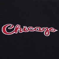 Unisex Mitchell & Ness Black Chicago Bulls Playmaker Vintage Logo T-Shirt