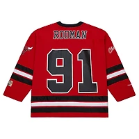 Maillot de hockey unisexe Mitchell & Ness Dennis Rodman Red Chicago Bulls Maxxed Out Fashion