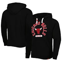 Sweat à capuche Sportiqe Chicago Bulls Athos Olson Tri-Blend noir unisexe