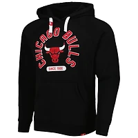 Sweat à capuche Sportiqe Chicago Bulls Athos Olson Tri-Blend noir unisexe
