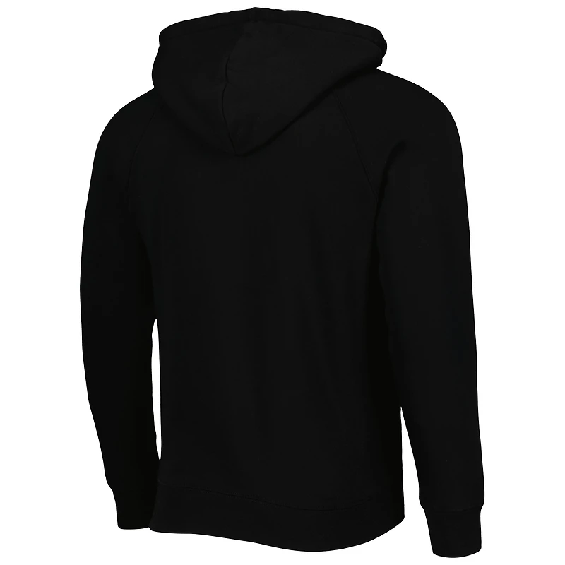 Sweat à capuche Sportiqe Chicago Bulls Athos Olson Tri-Blend noir unisexe