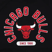 Sweat à capuche Sportiqe Chicago Bulls Athos Olson Tri-Blend noir unisexe