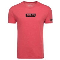 Unisex Sportiqe Red Chicago Bulls 1966 Collection Comfy Tri-Blend T-Shirt