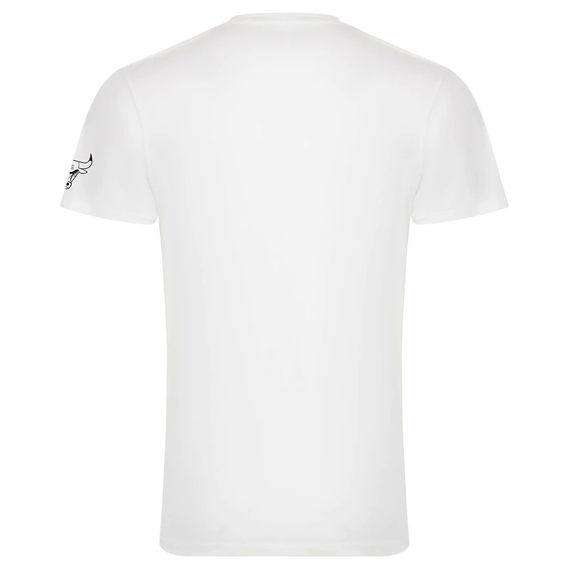 T-shirt unisexe Sportiqe Chicago Bulls Collection 1966 Bingham blanc