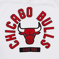 Sweat à capuche unisexe Sportiqe Chicago Bulls Athos Olson tri-mélange blanc