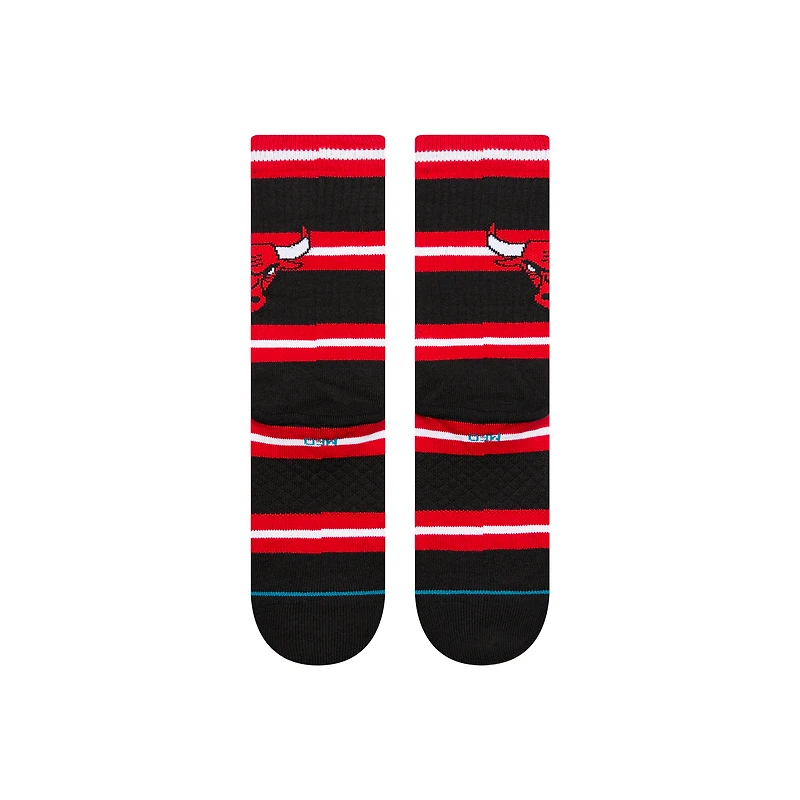 Chaussettes unisexes Stance Chicago Bulls Prep Stripe Crew
