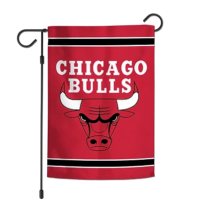 Drapeau de jardin double face WinCraft Chicago Bulls 12" x 18"