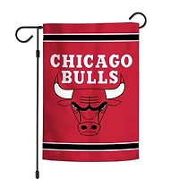 Drapeau de jardin double face WinCraft Chicago Bulls 12" x 18"