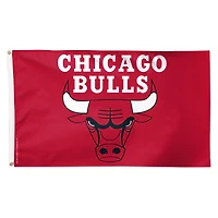 Drapeau de luxe WinCraft Chicago Bulls 3' x 5', simple face, avec logo de l'équipe secondaire