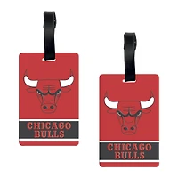 Lot de 2 étiquettes de bagage WinCraft Chicago Bulls