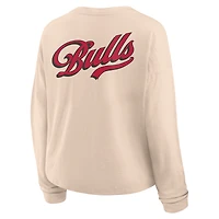 T-shirt à manches longues Fanatics Natural Chicago Bulls pour femme