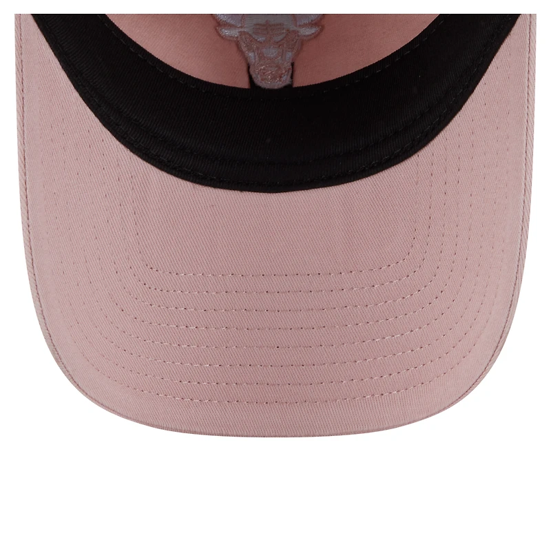 Casquette ajustable Gameday Preppy 9Twenty rose New Era pour femme des Chicago Bulls