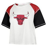 T-shirt court '47 crème Chicago Bulls Premier Raglan pour femmes