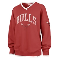 Sweat-shirt oversize pour femme '47 Red Chicago Bulls Rise Wax Pack Daze '80s